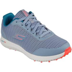 Skechers Women’s Go Max Arch Fit Spikeless Golf Shoe Sneaker(Blue/Multi Mesh)