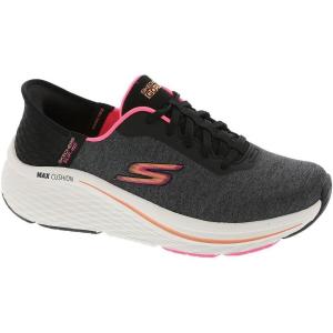 Skechers Womens Max Cushioning Elite 2.0 Prevail Hands Free Slip-ins(Black/Orange)