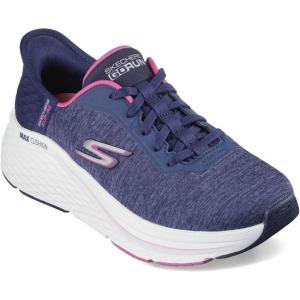 Skechers Womens Max Cushioning Elite 2.0 Prevail Hands Free Slip-ins(Navy/Pink)