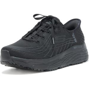 Skechers Womens Max Cushioning Elite Sr Eltra Hands Free Slip-ins(Black)