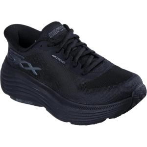 Skechers Womens Max Cushioning Endeavour Hallandale Hands Free Slip-ins(Black/Black)