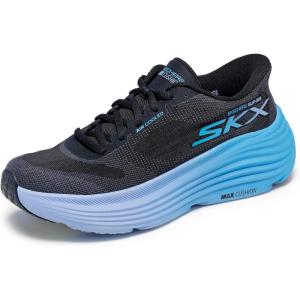 Skechers Womens Max Cushioning Endeavour Hallandale Hands Free Slip-ins(Black/Blue)