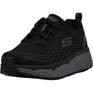 Skechers Women’s Relaxed Fit Max Cusioning Elite Sr Outsole Work Boots(Black/Charcoal)