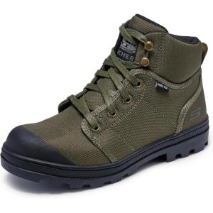 Skechers Womens Rotund Darragh Work Lace-Up Boot Safety Toe(Olive)