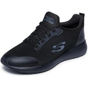 Skechers Womens Squad Sr Food Service Shoe(Black)