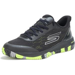 Skechers Womens Viper Court Pro Pickleball Sneaker(Black)