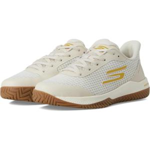 Skechers Womens Viper Court Pro Pickleball Sneaker(Off-white)