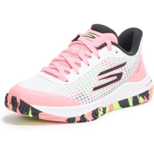 Skechers Womens Viper Court Pro Pickleball Sneaker(White/Multi)