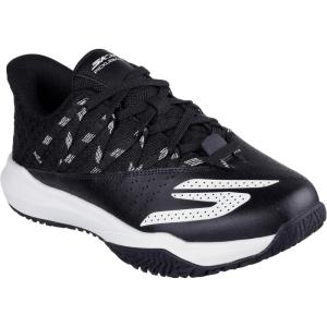 Skechers Women’s Viper Court Rally Pickleball Sneaker(Black/White)