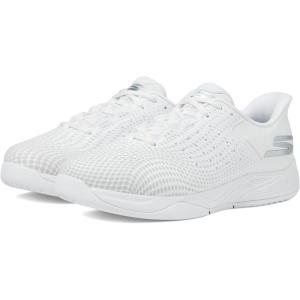 Skechers Women’s Viper Court Reload Hands Free Slip-Ins Sneaker(White)