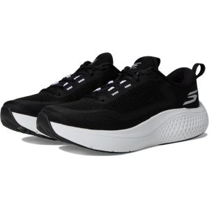 Skechers Womens Women’s Go Run Supersonic Max Sneaker(Black/White)