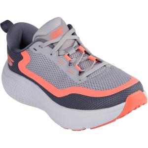 Skechers Womens Women’s Go Run Supersonic Max Sneaker(Charcoal/Coral)