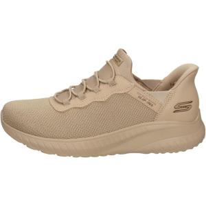Skechers Womens Women’s Work Hands Free Slip Ins Squad Chaos Sr- Jasul(Tan)