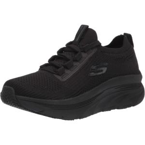 Skechers Women’s Work Relaxed Fit: D’lux Walker Sr – Ozema Slip-on Sneakers(Black)