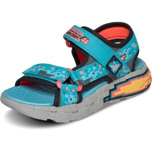 Skechers boys Mega-splash 4k(Teal/Black)