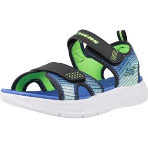Skechers boys Microspec-splash(Black/White)