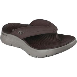 Skechers mens Go Walk Flex Sandal – VallejoSandal(Chocolate)