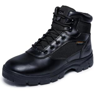 Skechers mens New Wascana- BenenMilitary and Tactical Boot(Black)