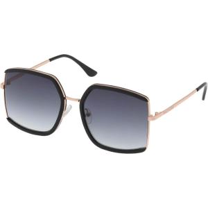 Skechers womens Se00051 Rectangular Sunglasses(Black)