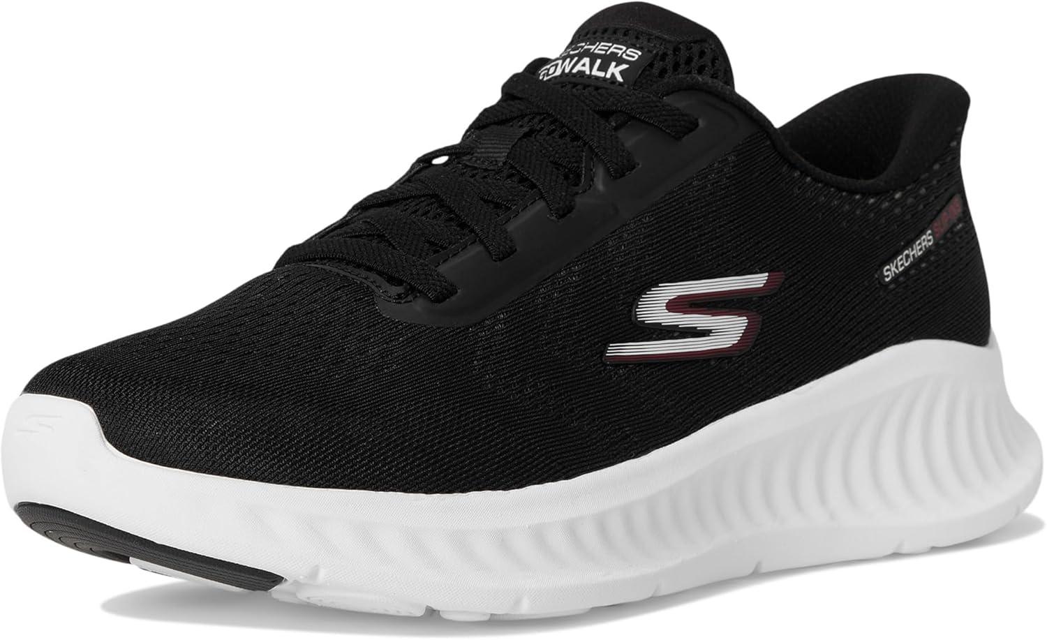 imageSkechers Mens Mens Hands Free Slipins Go Walk Now Payton SneakerBlackWhite