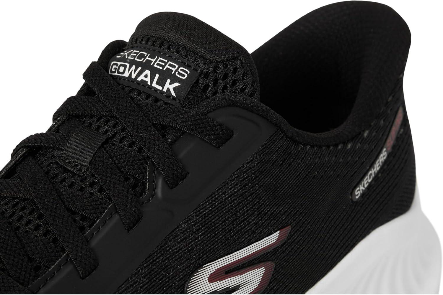 imageSkechers Mens Mens Hands Free Slipins Go Walk Now Payton SneakerBlackWhite
