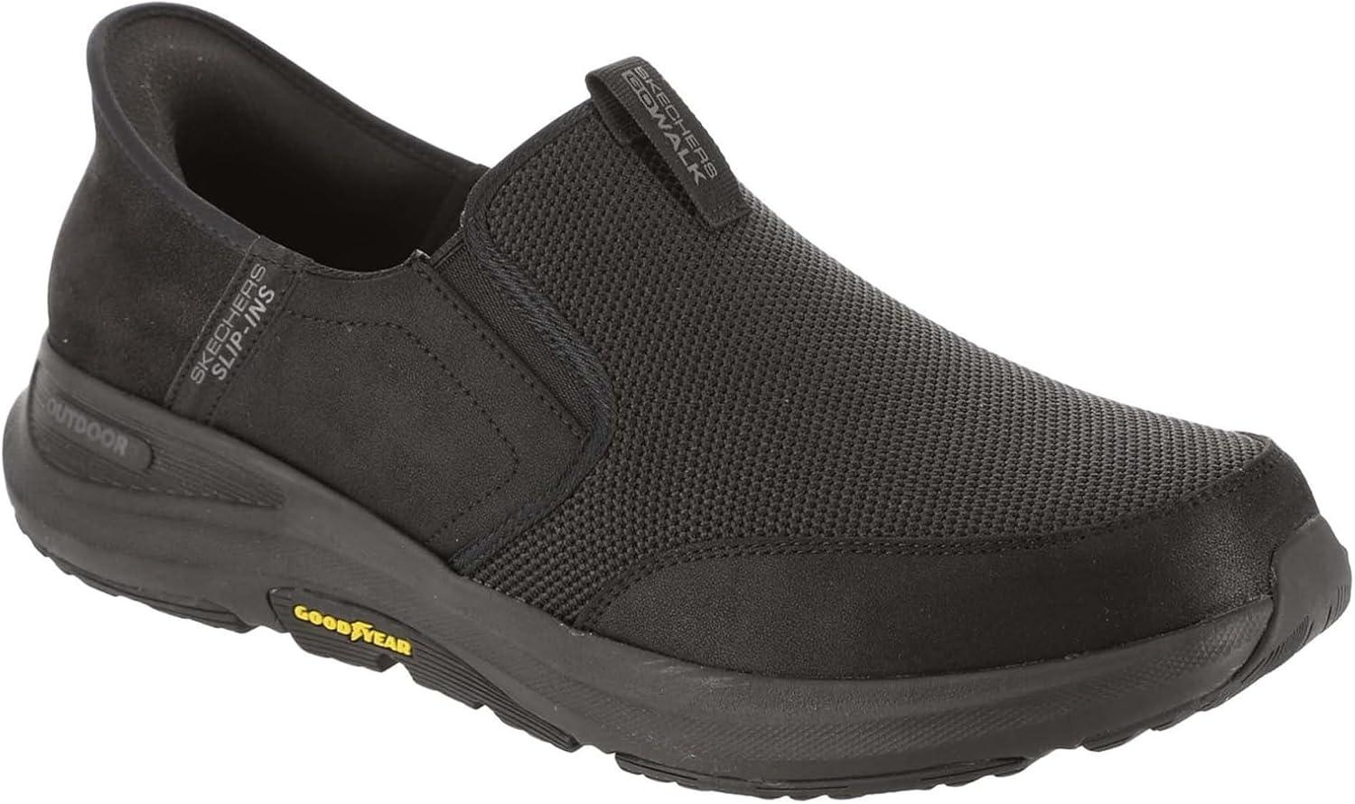 imageSkechers Mens Skechers Mens Hands Free Slipins Go Walk Outdoor Andes II SneakerBlackBlack