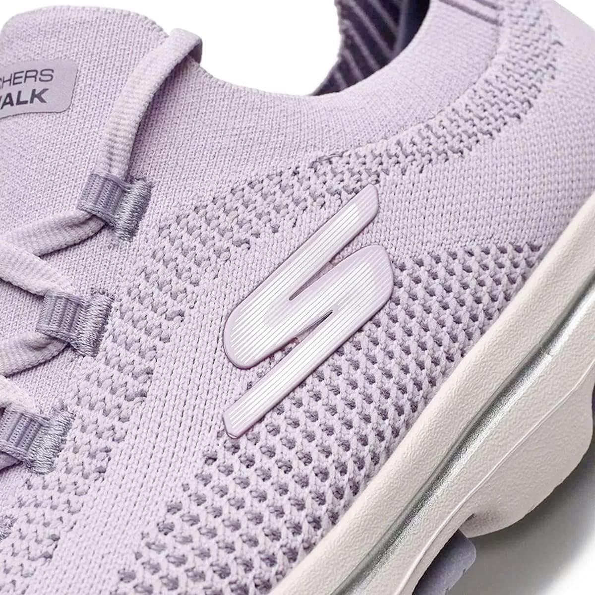 imageSkechers Sport Womens DLites Extreme SneakerPurple Lavender Textile Trim Lav