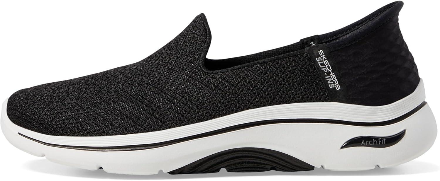 imageSkechers Womens Go Walk Arch Fit 20 Delara Hands Free Slip insBlackWhite