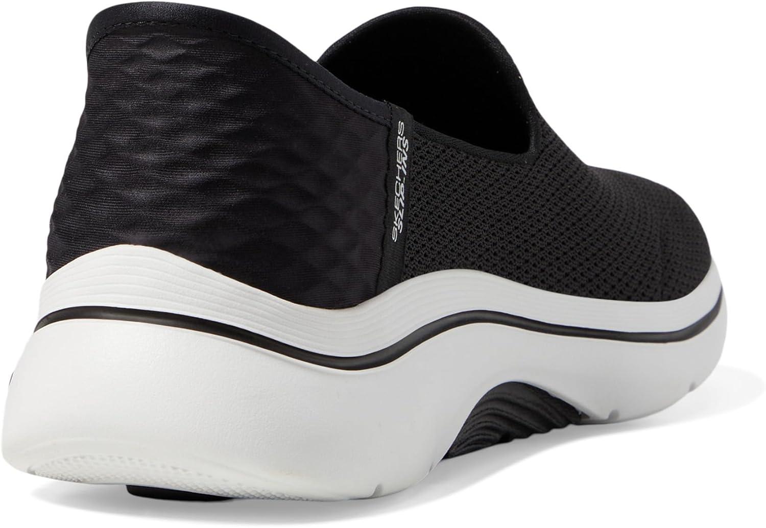 imageSkechers Womens Go Walk Arch Fit 20 Delara Hands Free Slip insBlackWhite