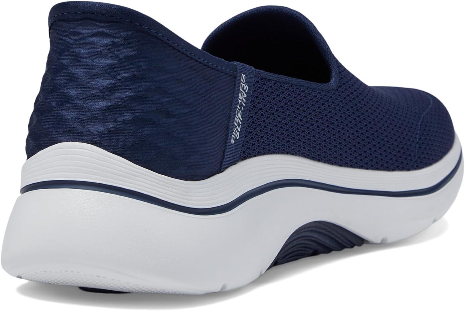 imageSkechers Womens Go Walk Arch Fit 20 Delara Hands Free Slip insNavyWhite