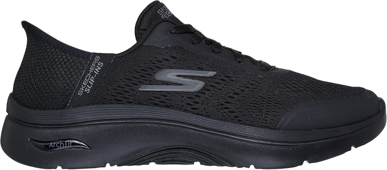 imageSkechers Womens Go Walk Arch Fit 20 Valencia Hands Free SlipinsBlack Textile Trim