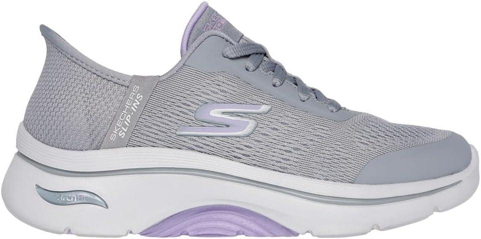 imageSkechers Womens Go Walk Arch Fit 20 Valencia Hands Free SlipinsGrayLavender