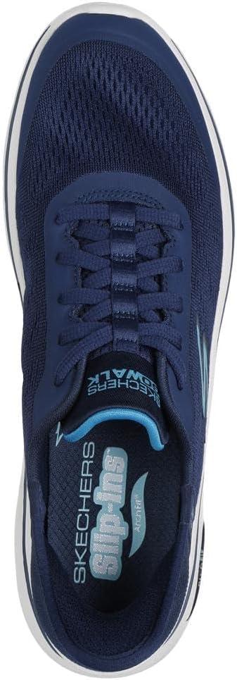 imageSkechers Womens Go Walk Arch Fit 20 Valencia Hands Free SlipinsNavyAqua