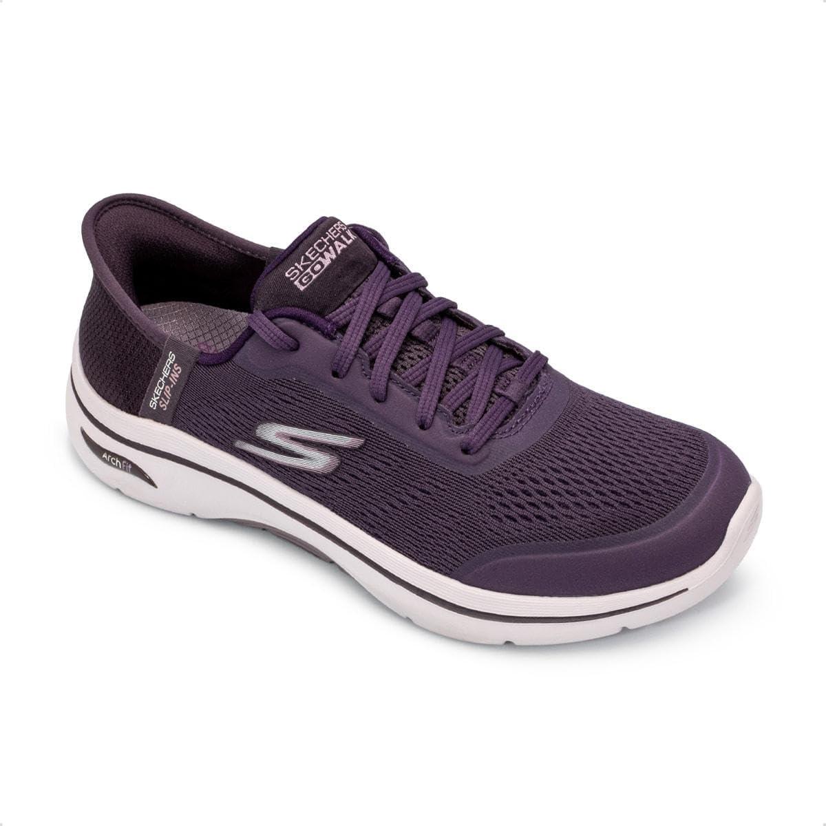 imageSkechers Womens Go Walk Arch Fit 20 Valencia Hands Free SlipinsPlum