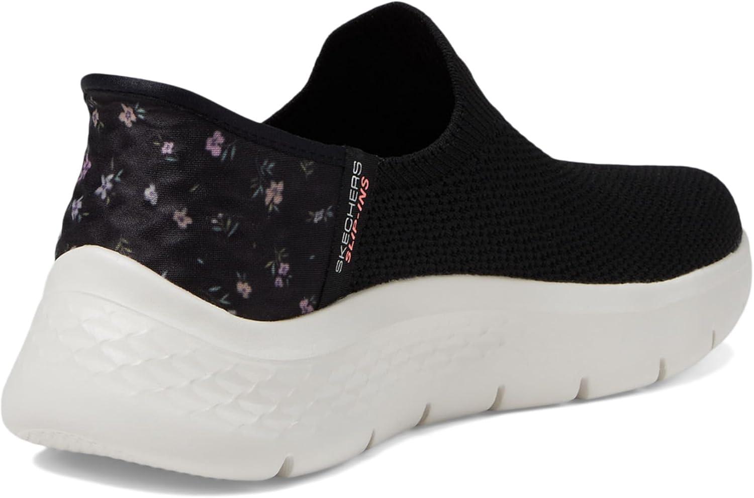imageSkechers Womens Go Walk Flex Sunset Rose Hands Free SlipinsBlackPink