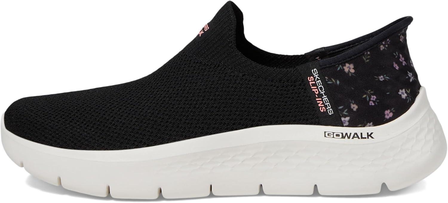 imageSkechers Womens Go Walk Flex Sunset Rose Hands Free SlipinsBlackPink
