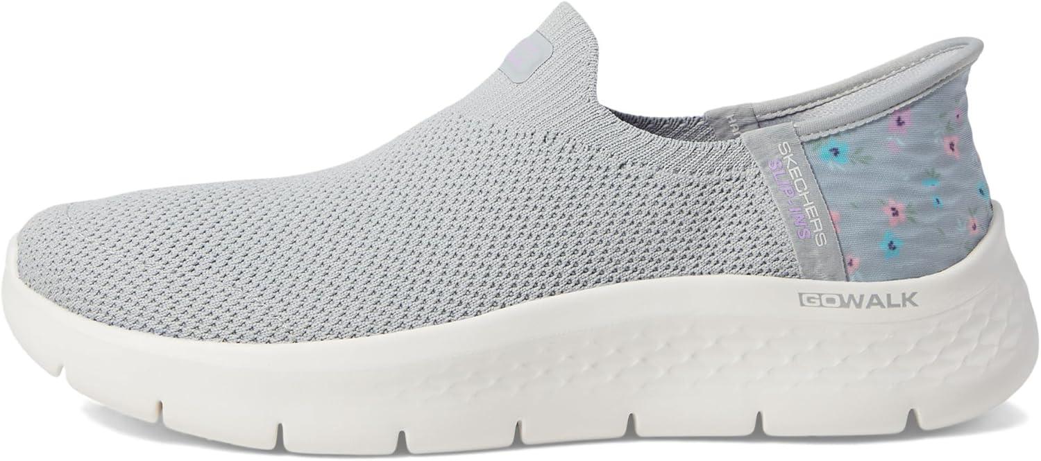 imageSkechers Womens Go Walk Flex Sunset Rose Hands Free SlipinsGrayLavender