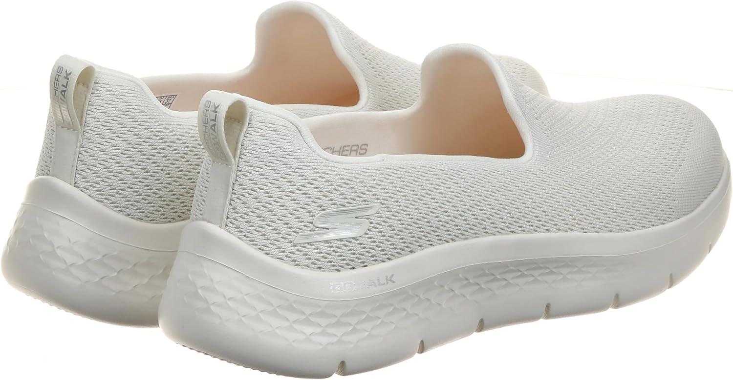 imageSkechers Womens Go Walk Flex Sunset Rose Hands Free SlipinsNatural Textile Trim