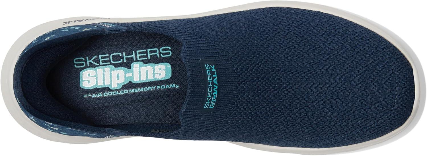 imageSkechers Womens Go Walk Flex Sunset Rose Hands Free SlipinsNavyTurquoise