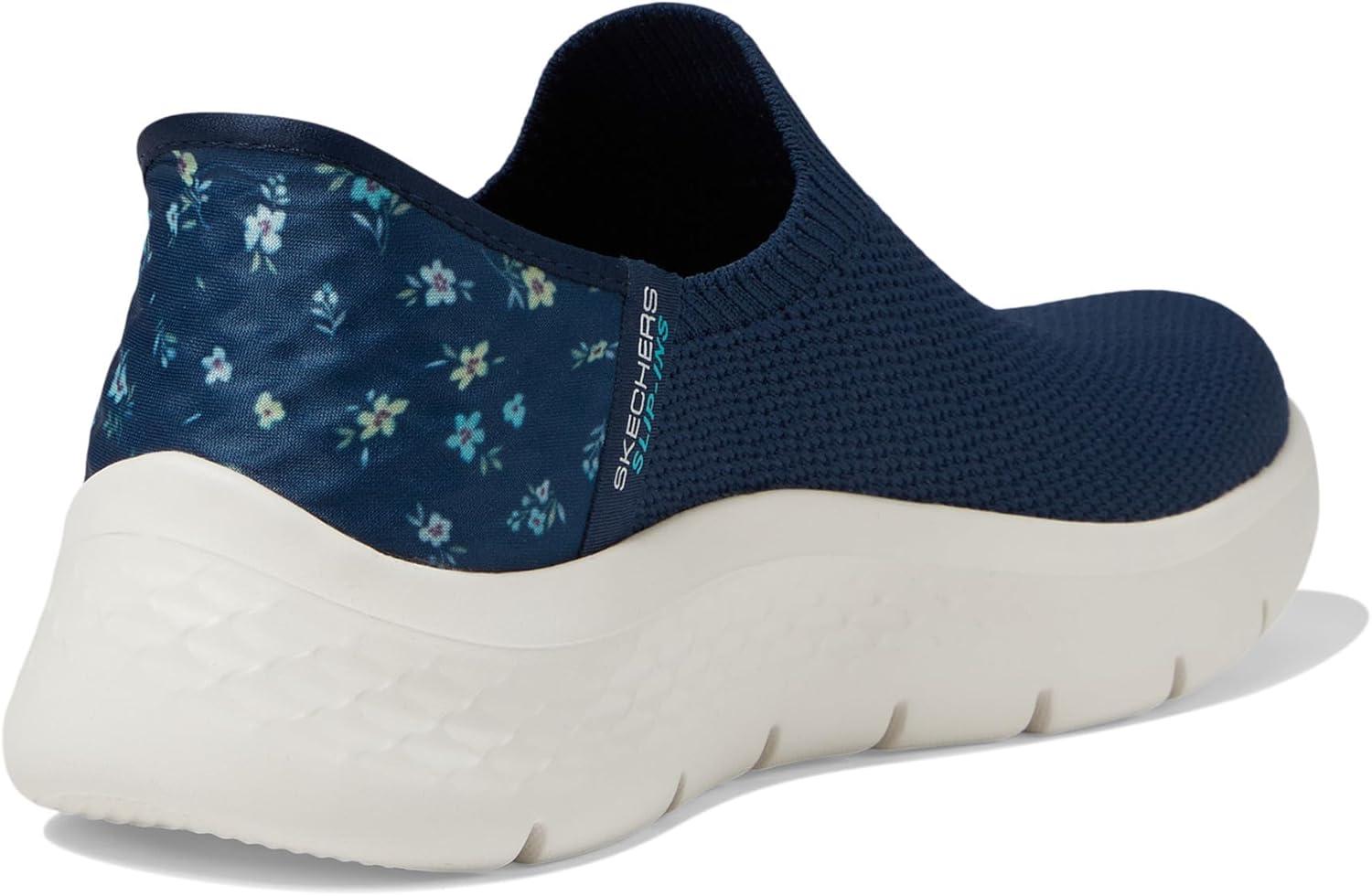 imageSkechers Womens Go Walk Flex Sunset Rose Hands Free SlipinsNavyTurquoise