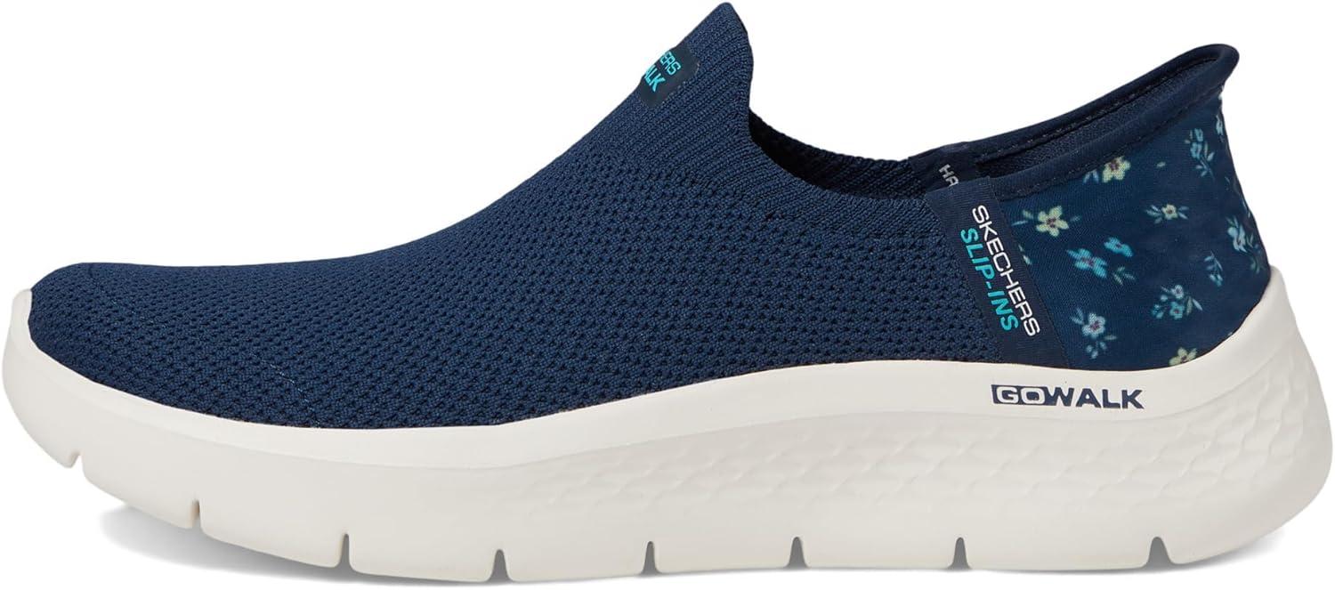 imageSkechers Womens Go Walk Flex Sunset Rose Hands Free SlipinsNavyTurquoise