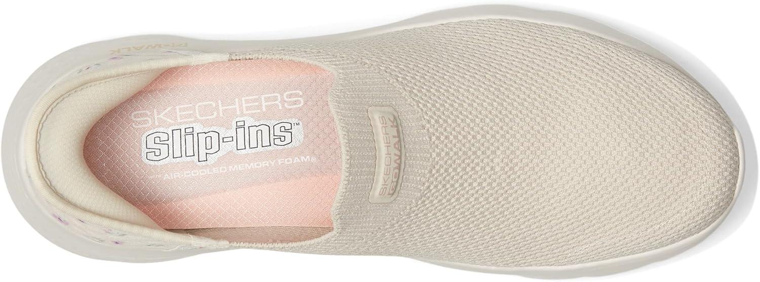 imageSkechers Womens Go Walk Flex Sunset Rose Hands Free SlipinsOffwhite