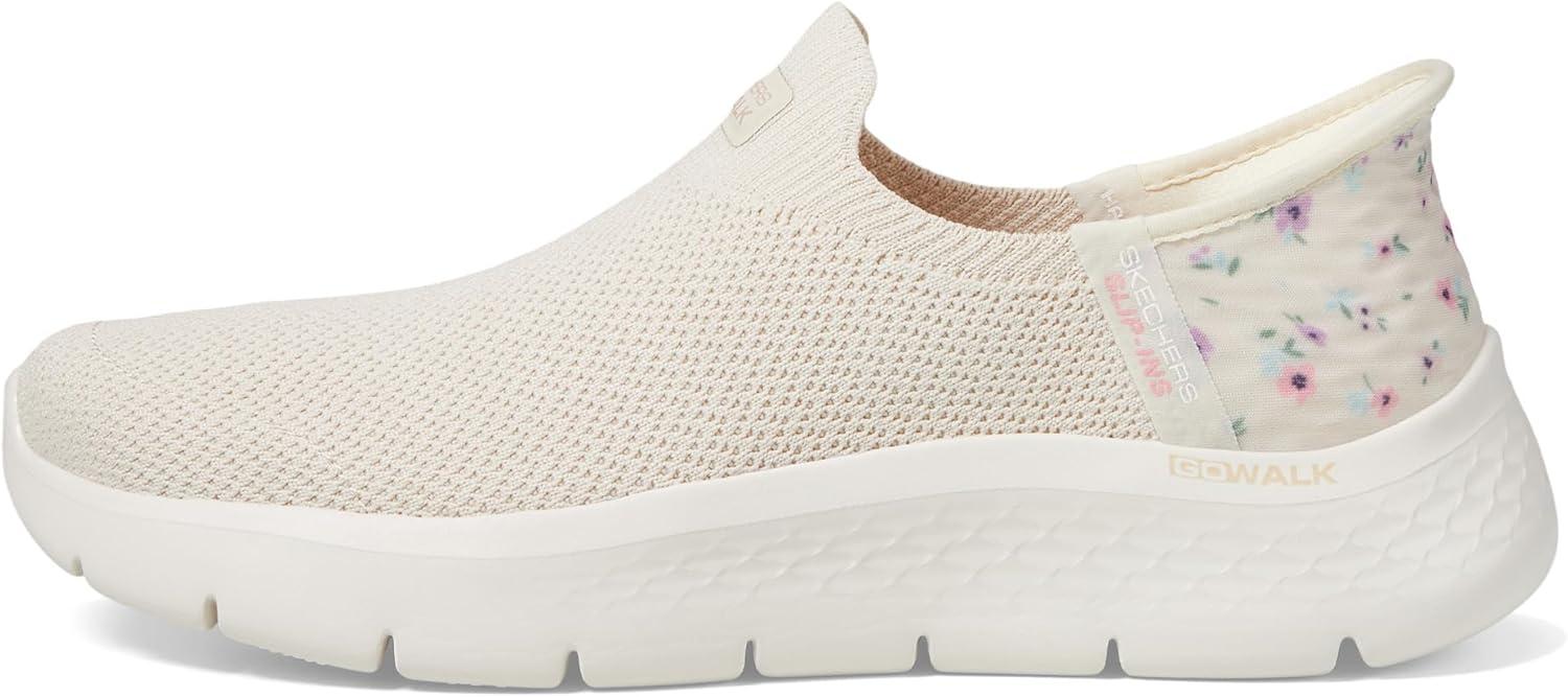 imageSkechers Womens Go Walk Flex Sunset Rose Hands Free SlipinsOffwhite