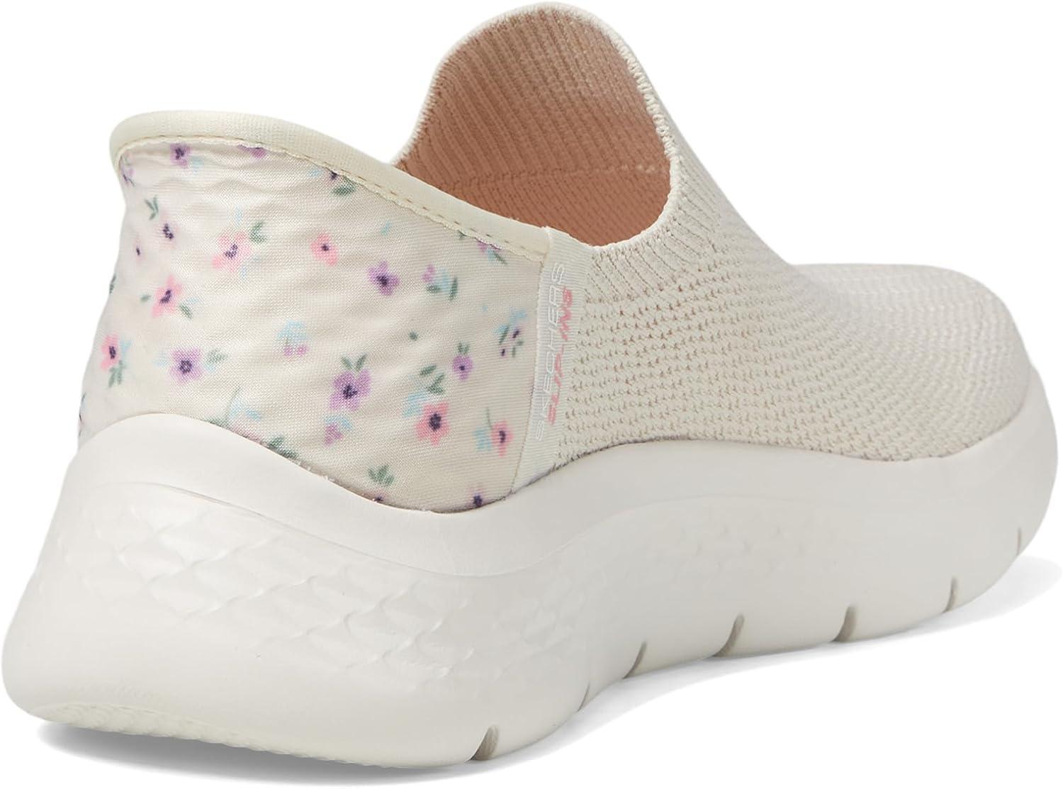 imageSkechers Womens Go Walk Flex Sunset Rose Hands Free SlipinsOffwhite