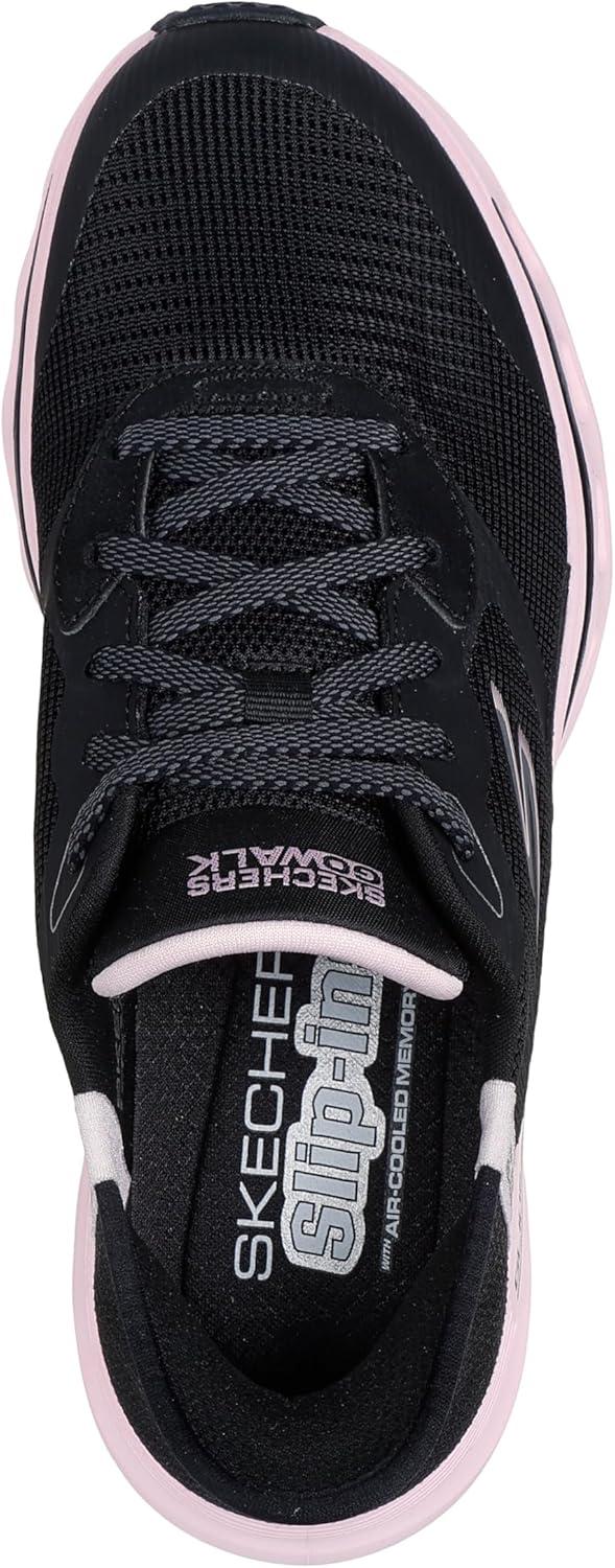 imageSkechers Womens Go Walk Glide Step 20 Belah Hands Free SlipinsBlackPink