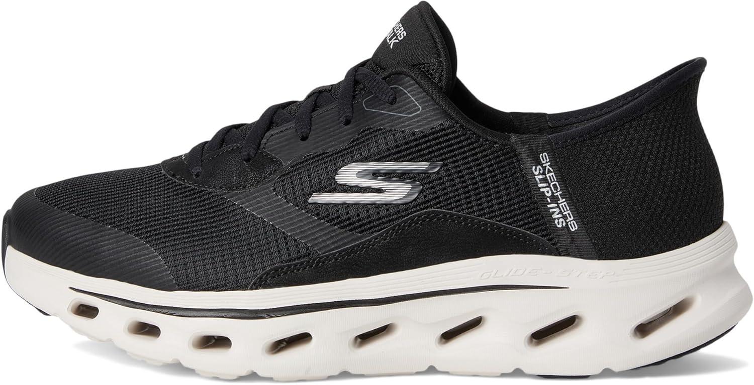 imageSkechers Womens Go Walk Glide Step 20 Belah Hands Free SlipinsBlackWhite