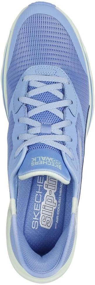imageSkechers Womens Go Walk Glide Step 20 Belah Hands Free SlipinsBlueLime