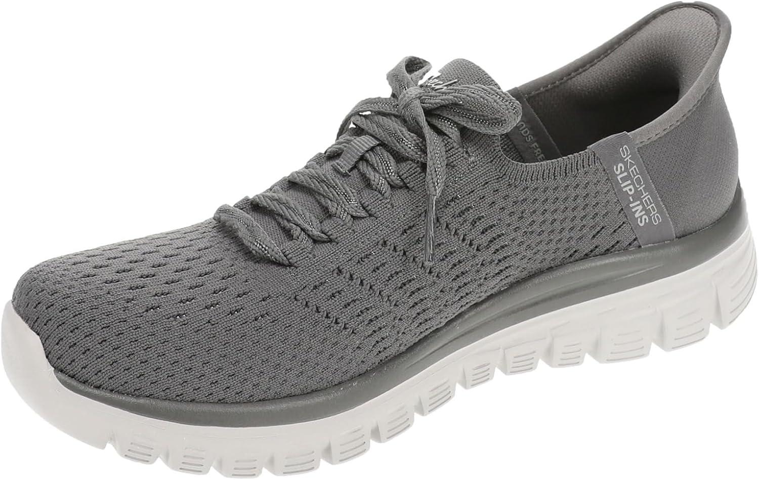 imageSkechers Womens Graceful First Blush Hands Free SlipinsCharcoal