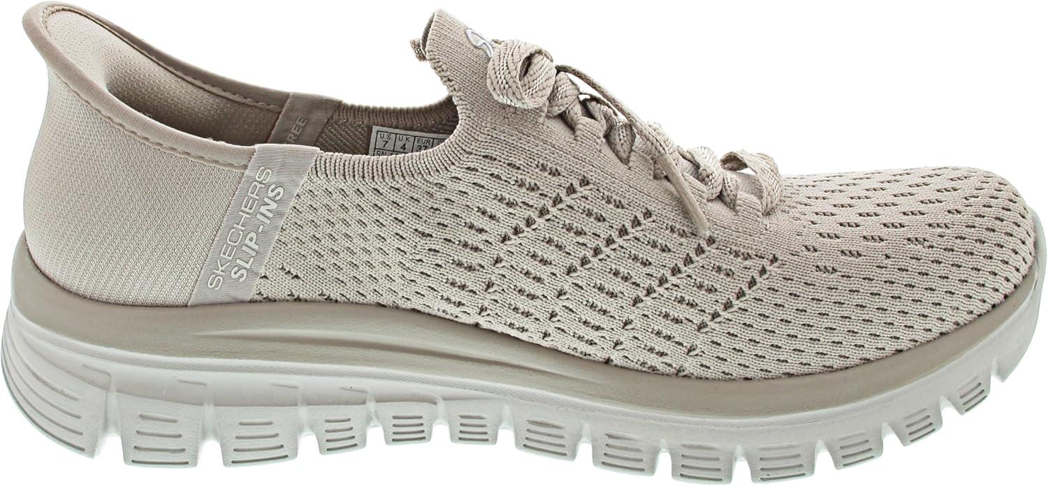 imageSkechers Womens Graceful First Blush Hands Free SlipinsTaupe