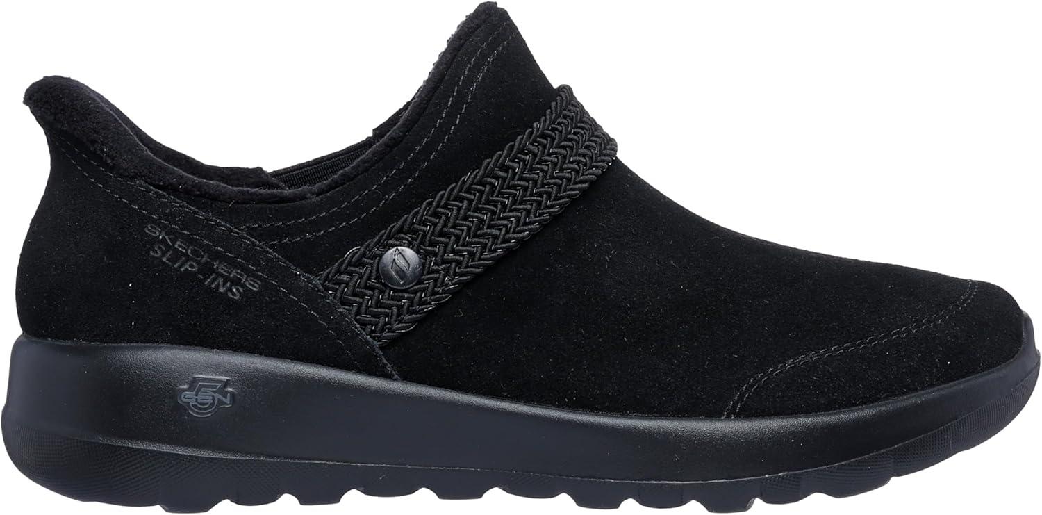 imageSkechers Womens Hands Free Slipins OnThego Joy Shootie WWebbing BeltBlackBlack